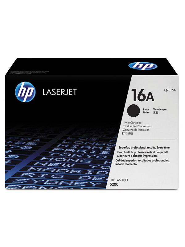 Картридж лазерный HP 16A Q7516A чер. для LJ 5200