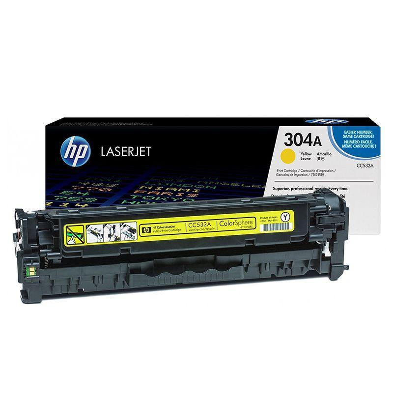 Картридж лазерный HP 304A CC532A жел. для CLJ 2025/2320