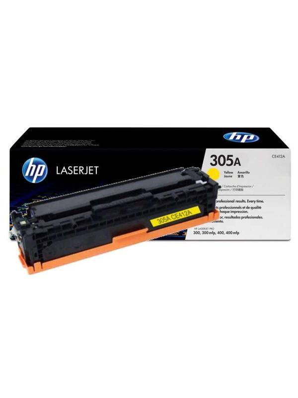 Картридж лазерный HP 305A CE412A жел. для CLJ M351/M451/M375