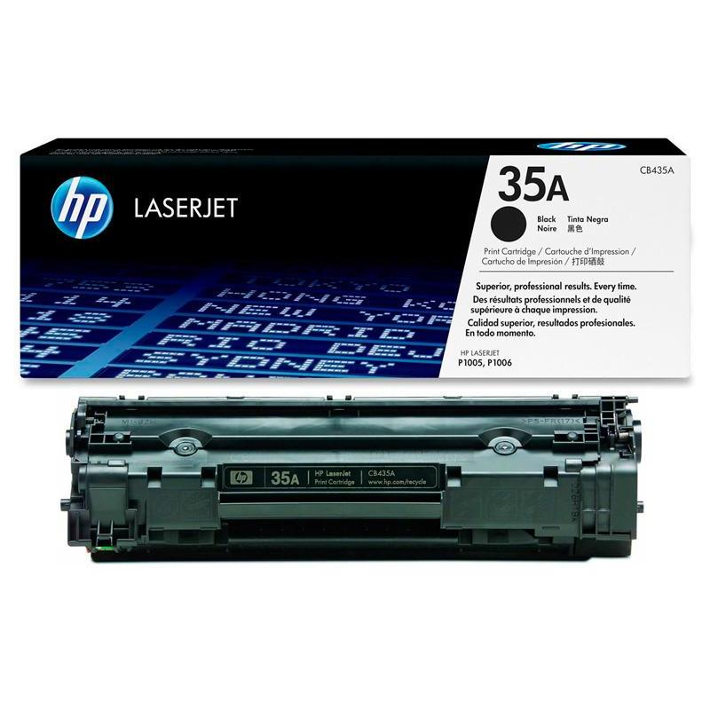 Картридж лазерный HP 35A CB435A чер. для LJ P1005/1006