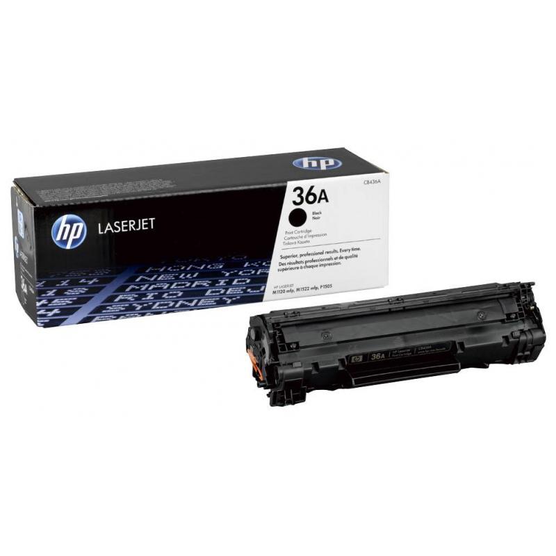 Картридж лазерный HP 36A CB436A чер. для LJ М1522/М1120