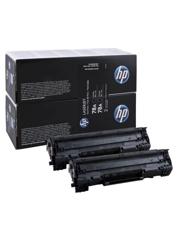 Картридж лазерный HP 78A CE278AF чер. для LJ P1566/1606DN (2шт/уп)