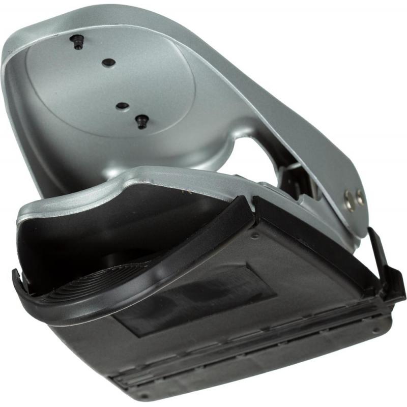 Дырокол ATTACHE 6760 до 60л., металл.,с лин.,с рез.вставкой,серебр.