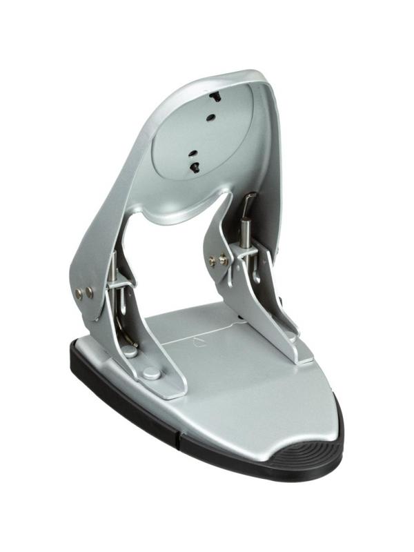 Дырокол ATTACHE 6760 до 60л., металл.,с лин.,с рез.вставкой,серебр.