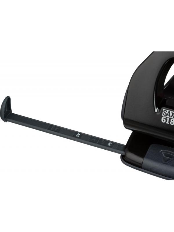 Дырокол SAX 618 до 65л., металл, с лин., черный, Австрия-Венгрия