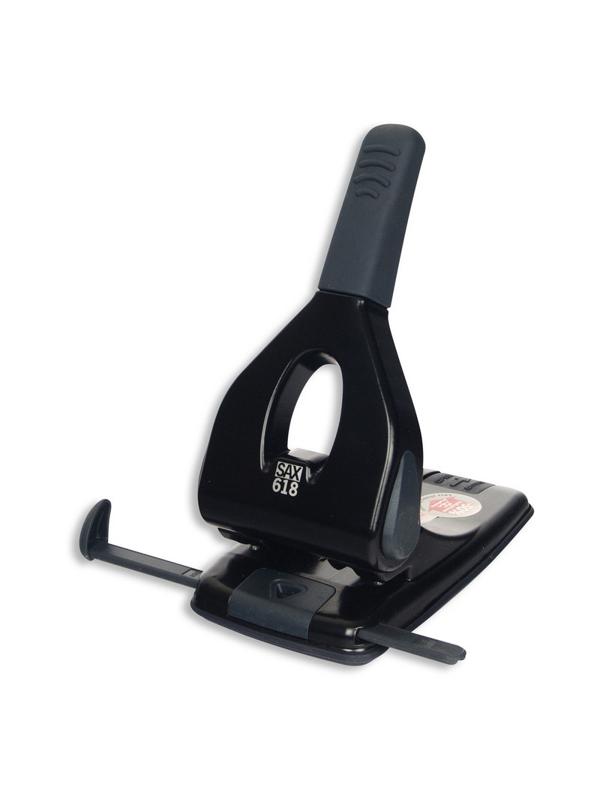 Дырокол SAX 618 до 65л., металл, с лин., черный, Австрия-Венгрия