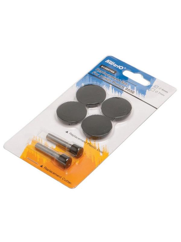 Дырокол Комплект запчаст. для дырок. 9556 - 4 диска+2 ножа '1300684