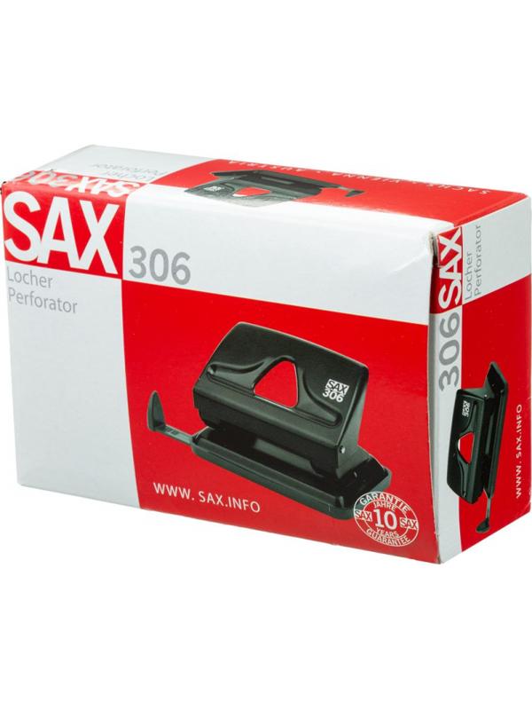 Дырокол SAX 306 до 20л., металл, с лин., черный, Австрия-Венгрия