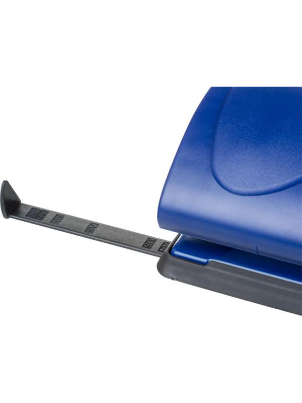 Дырокол SAX 325 до 25л., пластик, с лин., синий, Австрия-Венгрия