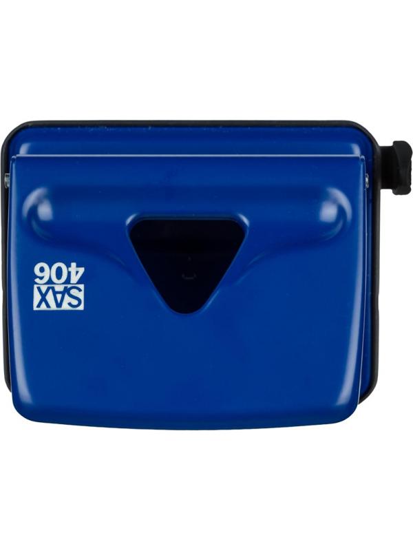 Дырокол SAX 406 до 30л., металл, с лин., синий, Австрия-Венгрия