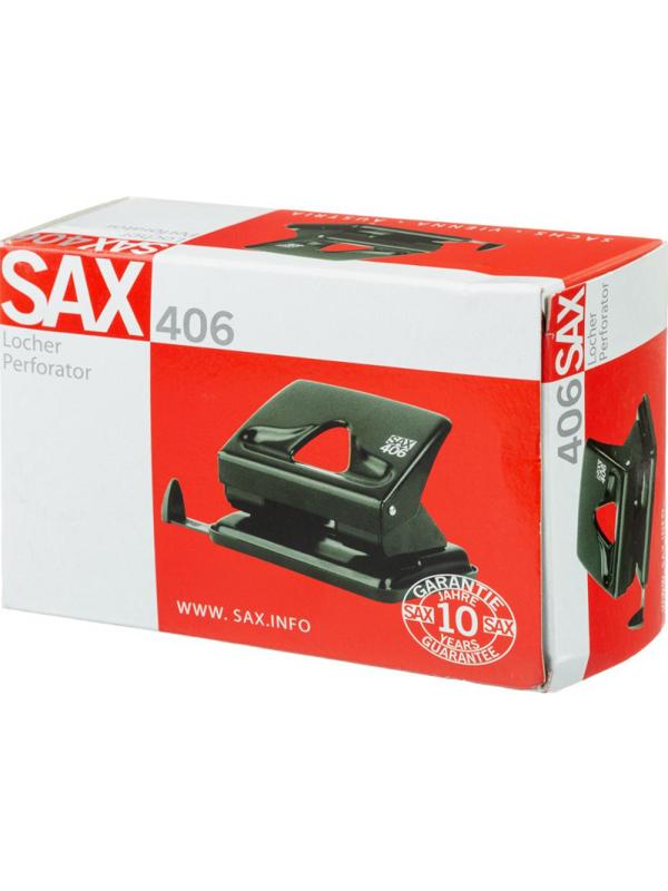 Дырокол SAX 406 до 30л., металл, с лин., синий, Австрия-Венгрия