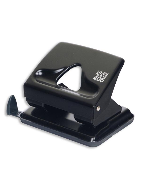 Дырокол SAX 406 до 30л., металл, с лин., черный, Австрия-Венгрия