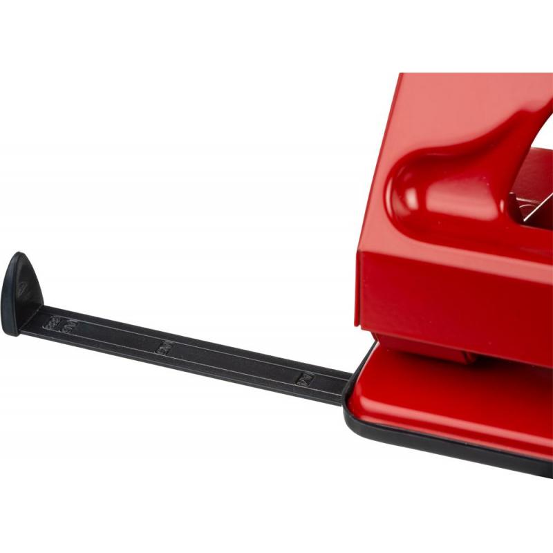 Дырокол SAX 506 до 40л., металл, с лин., красный, Австрия-Венгрия