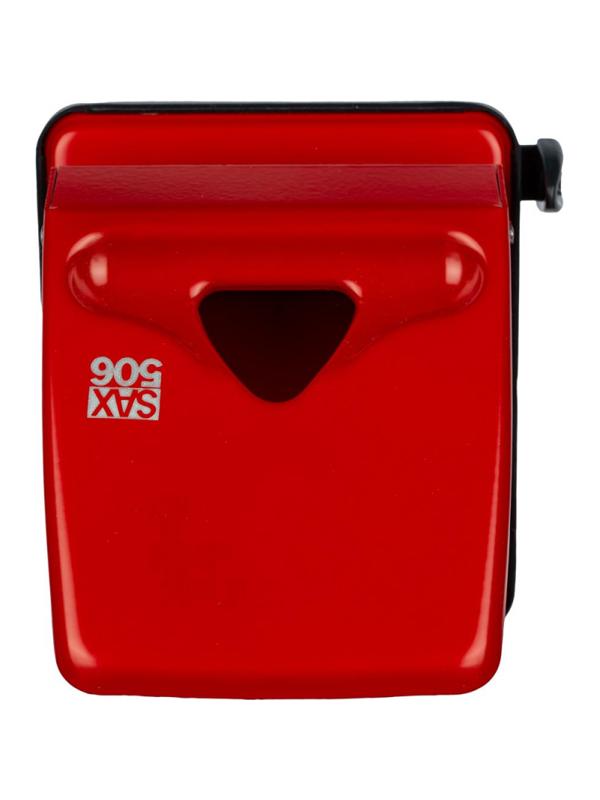 Дырокол SAX 506 до 40л., металл, с лин., красный, Австрия-Венгрия