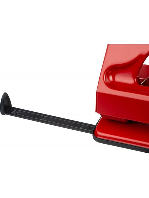 Дырокол SAX 506 до 40л., металл, с лин., красный, Австрия-Венгрия