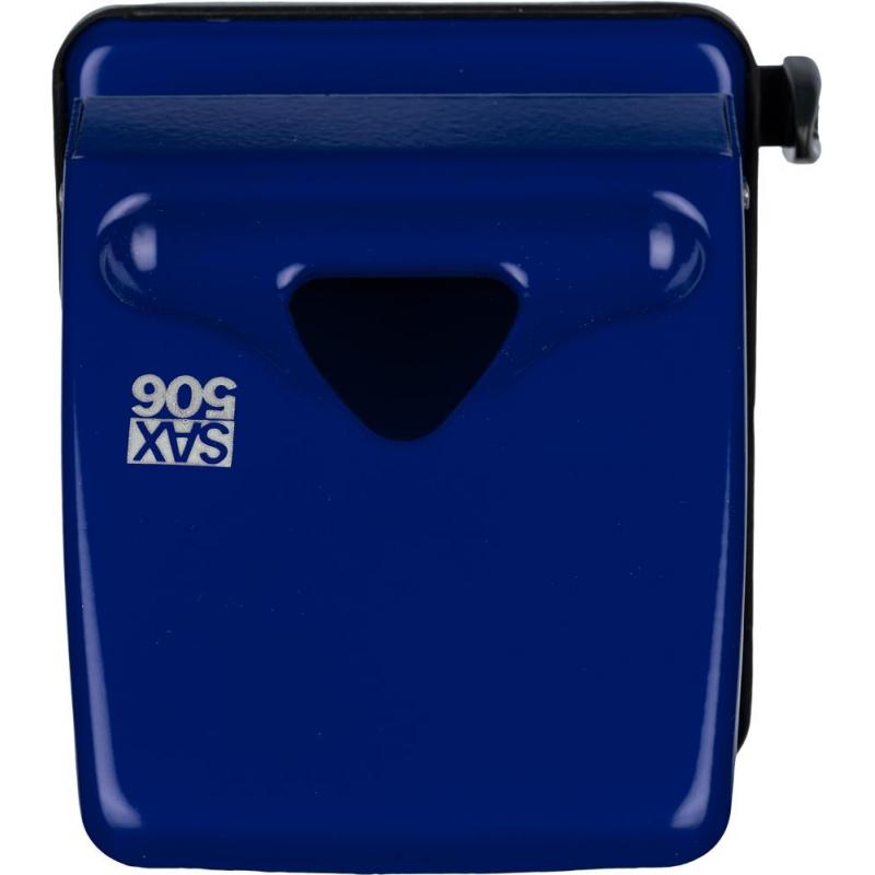 Дырокол SAX 506 до 40л., металл, с лин., синий, Австрия-Венгрия