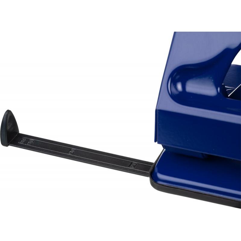 Дырокол SAX 506 до 40л., металл, с лин., синий, Австрия-Венгрия