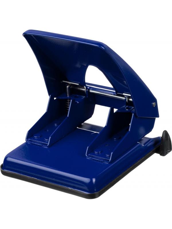 Дырокол SAX 506 до 40л., металл, с лин., синий, Австрия-Венгрия