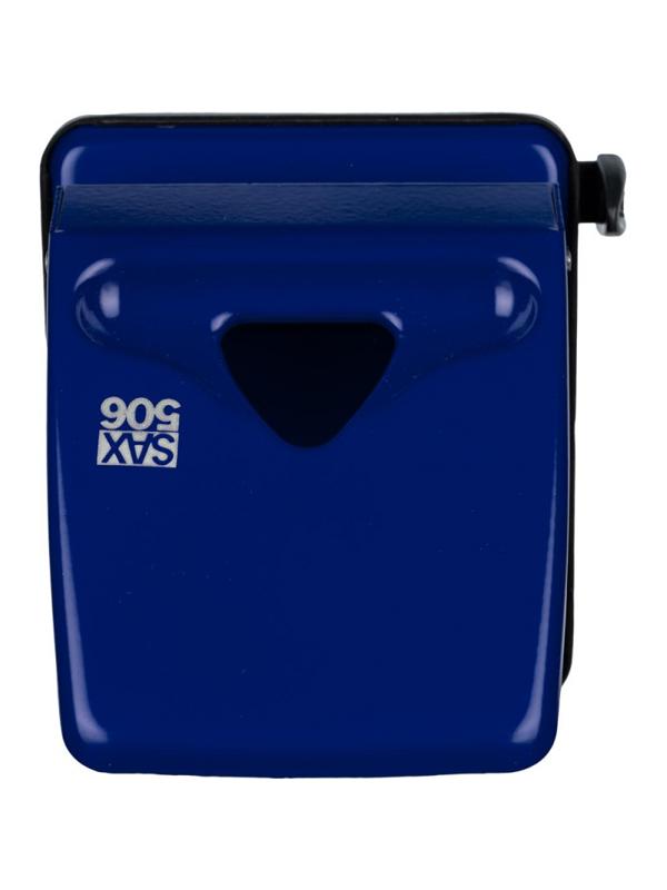 Дырокол SAX 506 до 40л., металл, с лин., синий, Австрия-Венгрия