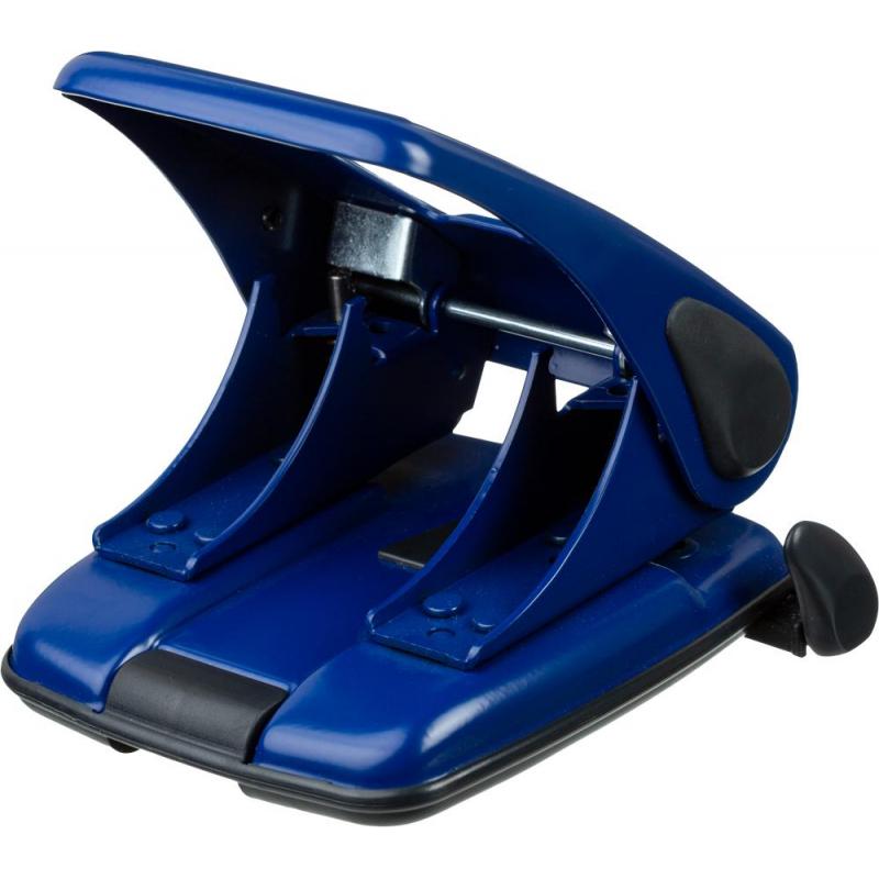 Дырокол SAX 518 до 40л., металл, с лин., синий, Австрия-Венгрия