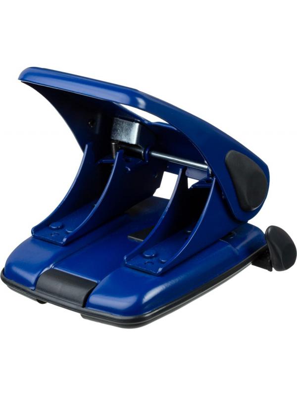 Дырокол SAX 518 до 40л., металл, с лин., синий, Австрия-Венгрия