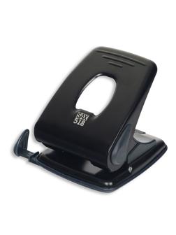 Дырокол SAX 518 до 40л., металл, с лин., черный, Австрия-Венгрия