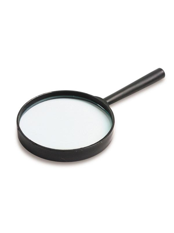 Лупа Attache, увеличение х5, диаметр 90 мм, цв.черный, карт/кор.