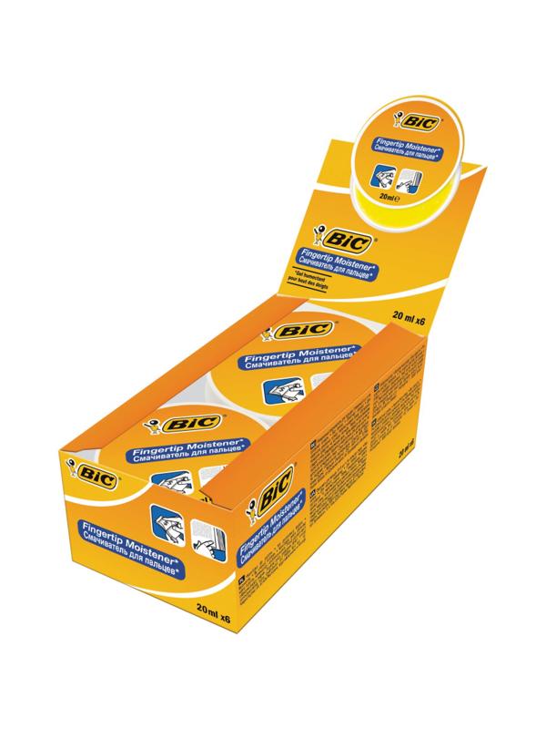 Подушка для смачивания пальцев гелевая BIC 897178 20мл