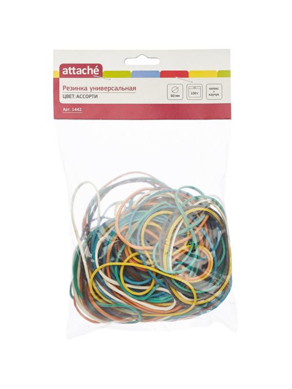 Резинка универсальная 100г диам.60мм. цвет ассорти