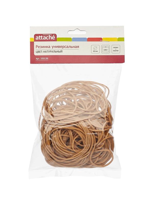 Резинка универсальная 100г диам.60мм. цвет натуральный