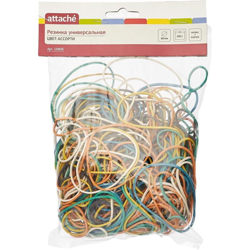 Резинка универсальная 200г диам.60мм. цвет ассорти