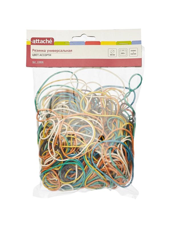 Резинка универсальная 200г диам.60мм. цвет ассорти