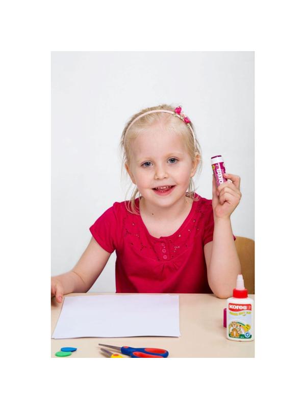 Клей-карандаш 15г KORES Chameleon (исчезающий цвет) 16511