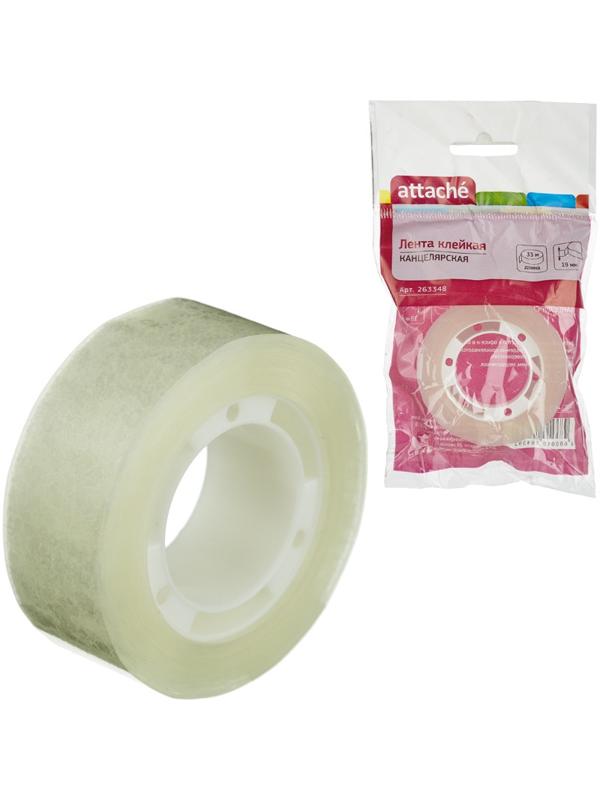 Клейкая лента канцелярская Attache 19x33, подвес