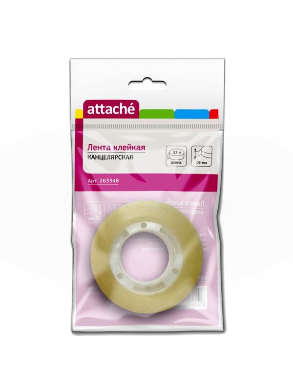 Клейкая лента канцелярская Attache 19x33, подвес