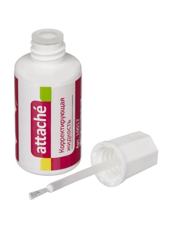 Корректирующая жидкость Attache 20мл на быстросохнущей осн, кисточка 66134