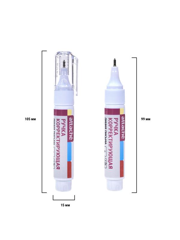 Корректирующий карандаш 8мл ATTACHE, шариковый наконечник 84034