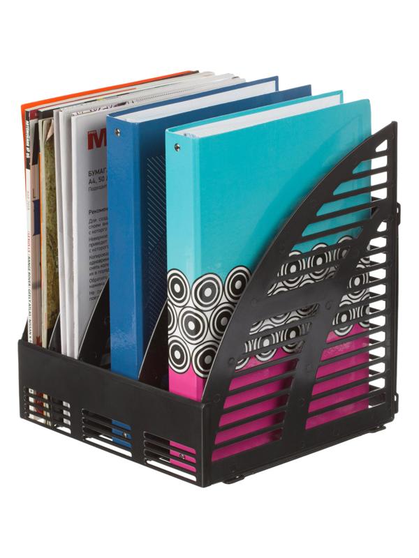 Лоток вертикальный Attache сборный 4 отделения