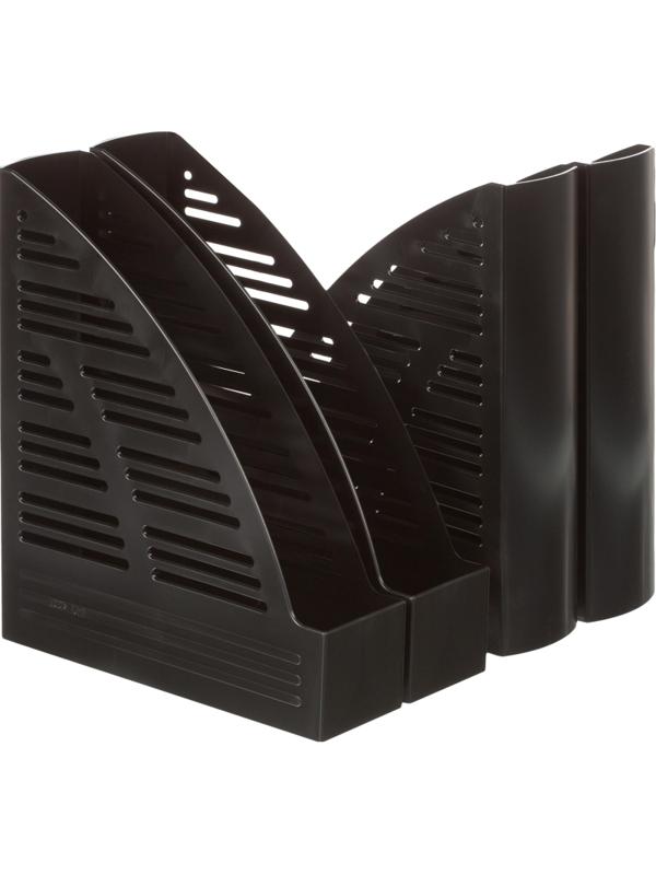 Лоток вертикальный ATTACHE 70мм (65) черный 4шт/упк