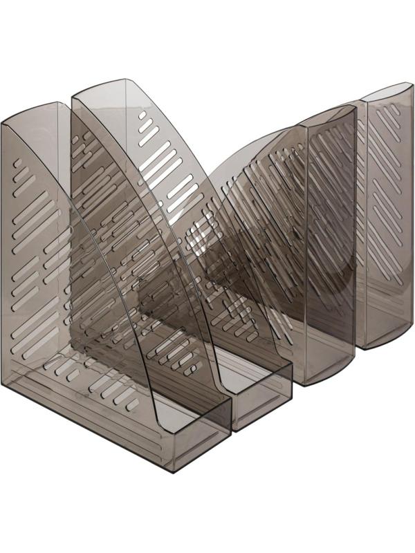 Лоток вертикальный Attache 85мм дымчатый 4шт/упк