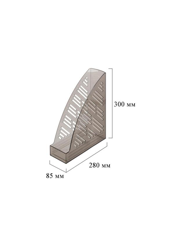 Лоток вертикальный Attache 85мм дымчатый 4шт/упк