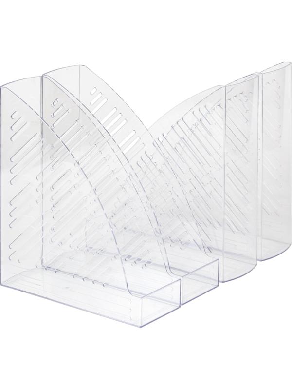 Лоток вертикальный Attache 85мм прозрачный 4шт/упк