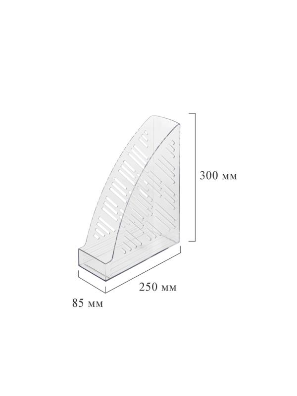 Лоток вертикальный Attache 85мм прозрачный 4шт/упк