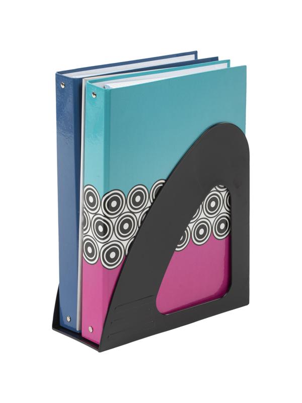 Лоток вертикальный Attache 90мм черный