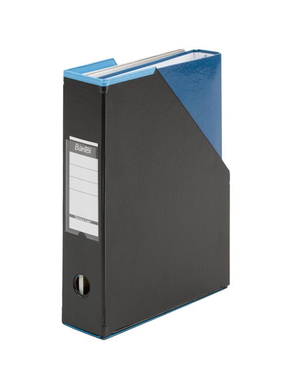 Лоток вертикальный BANTEX 70мм складной Модерн голубой