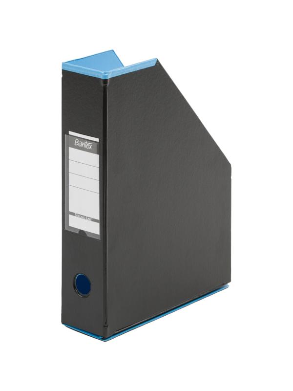 Лоток вертикальный BANTEX 70мм складной Модерн голубой