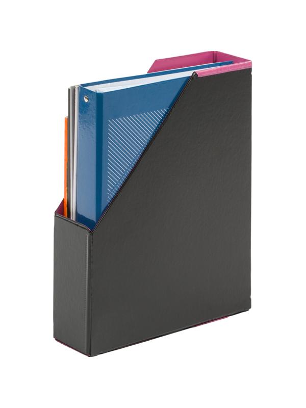 Лоток вертикальный BANTEX 70мм складной Модерн фуксия