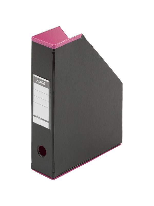 Лоток вертикальный BANTEX 70мм складной Модерн фуксия