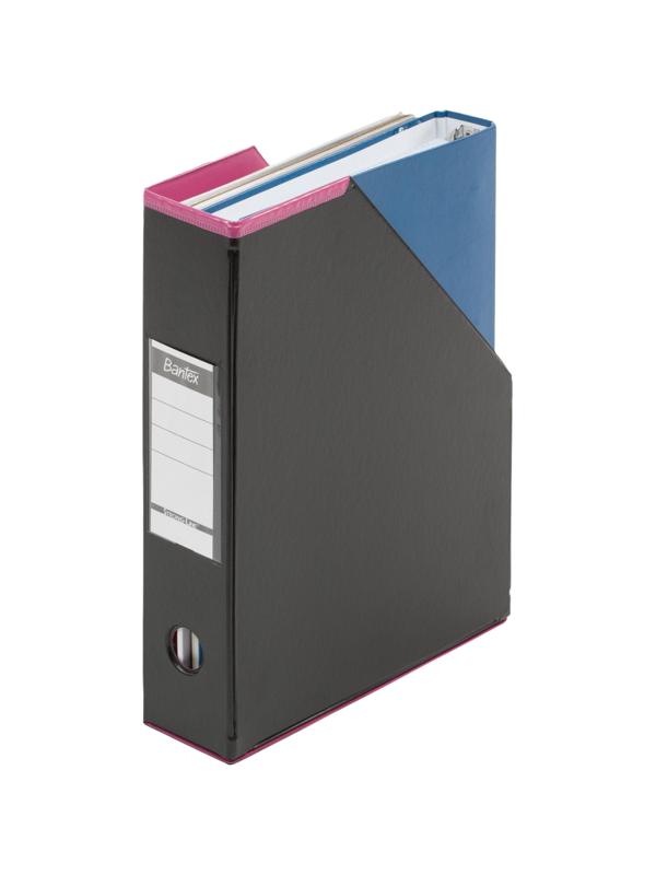 Лоток вертикальный BANTEX 70мм складной Модерн фуксия