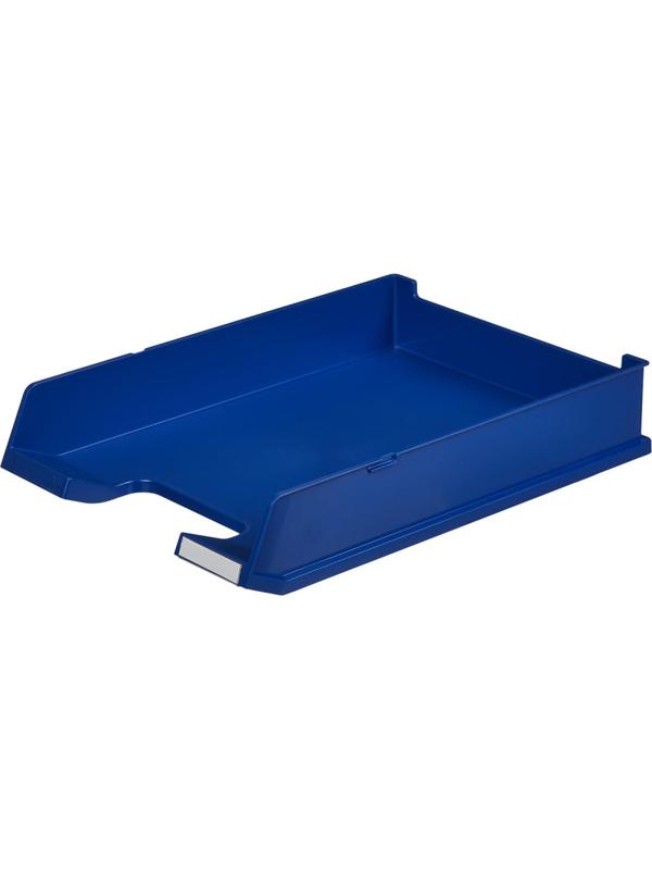 Лоток горизонтальный HAN с инд.окном синий 1020/14